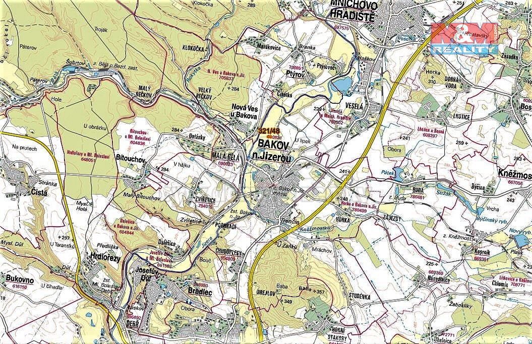 Prodej louka - Bakov nad Jizerou, okres Mladá Boleslav, Středočeský kraj - 5