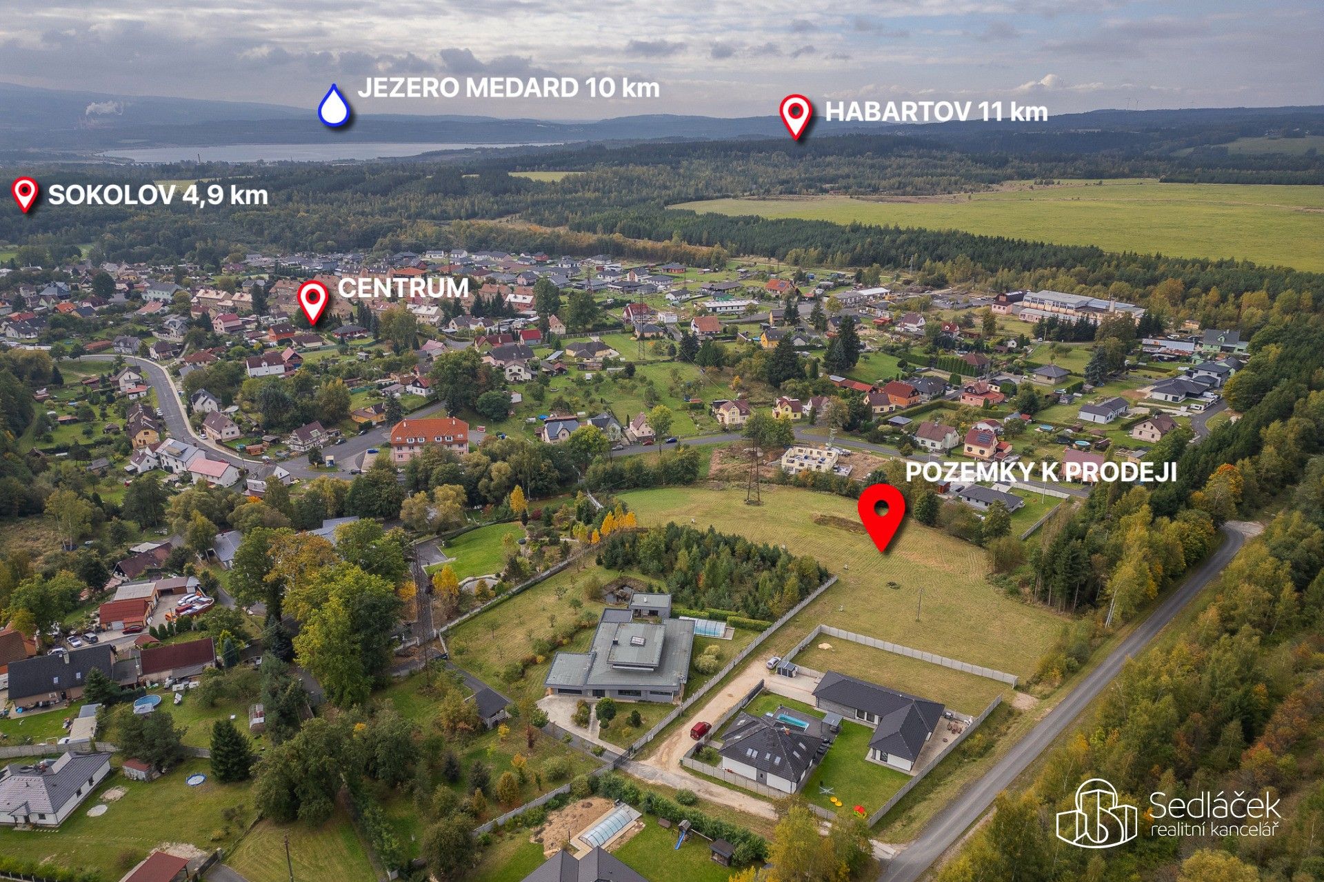 Pozemky pro bydlení, Týn, Lomnice, 1 001 m² - 1