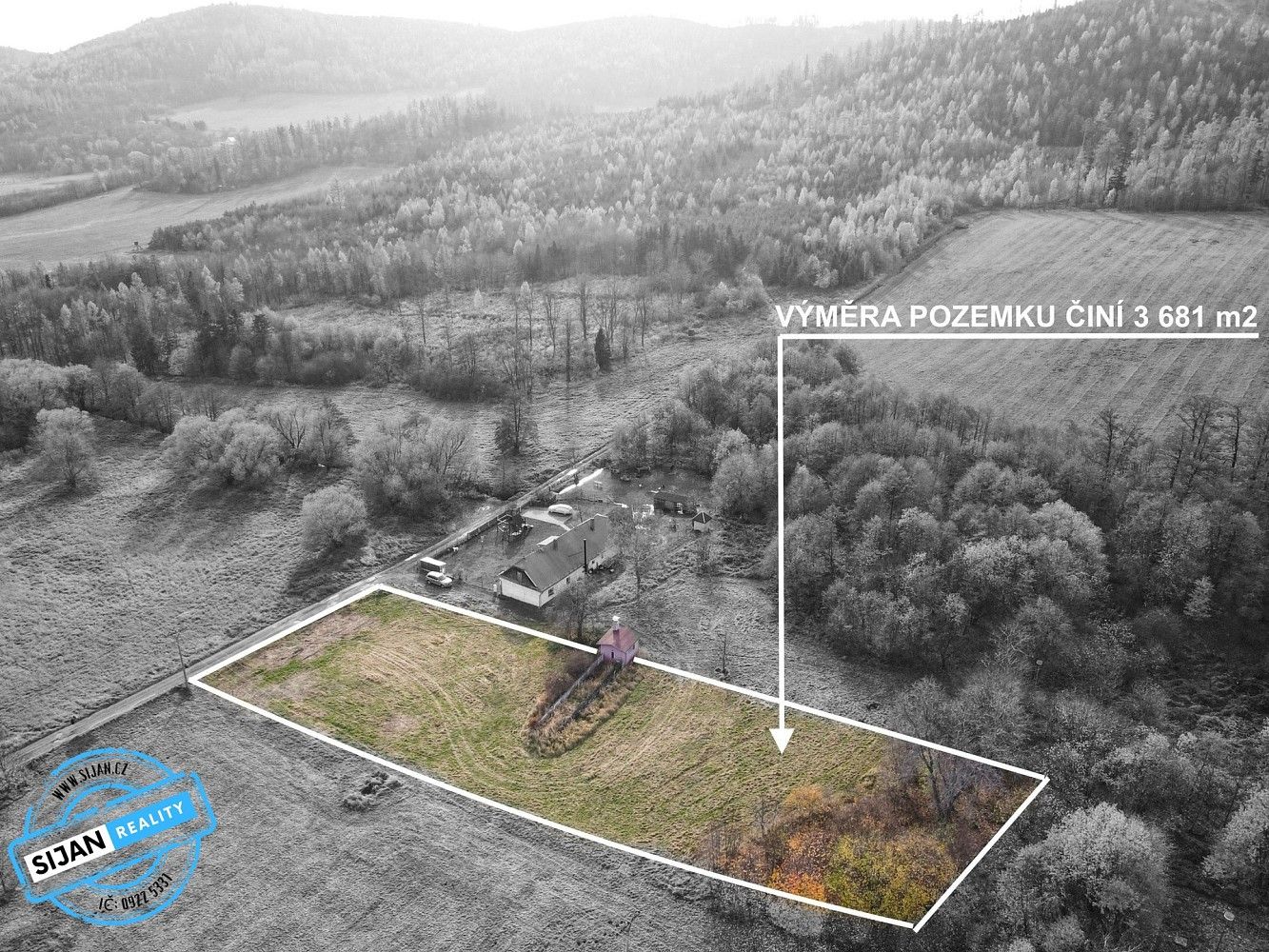Pozemek pro bydlení, 3 681 m²