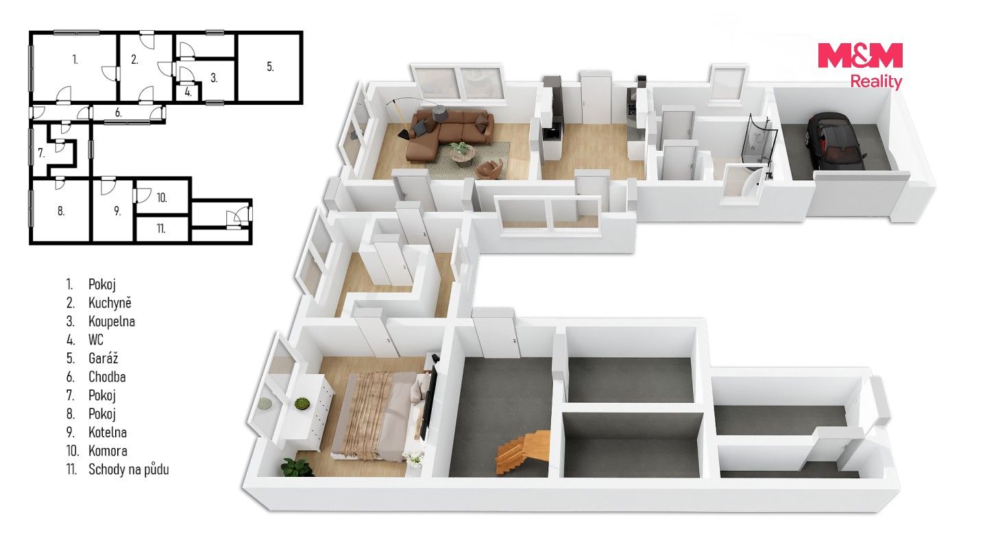 Prodej rodinný dům - Uhersko, 120 m² - 5