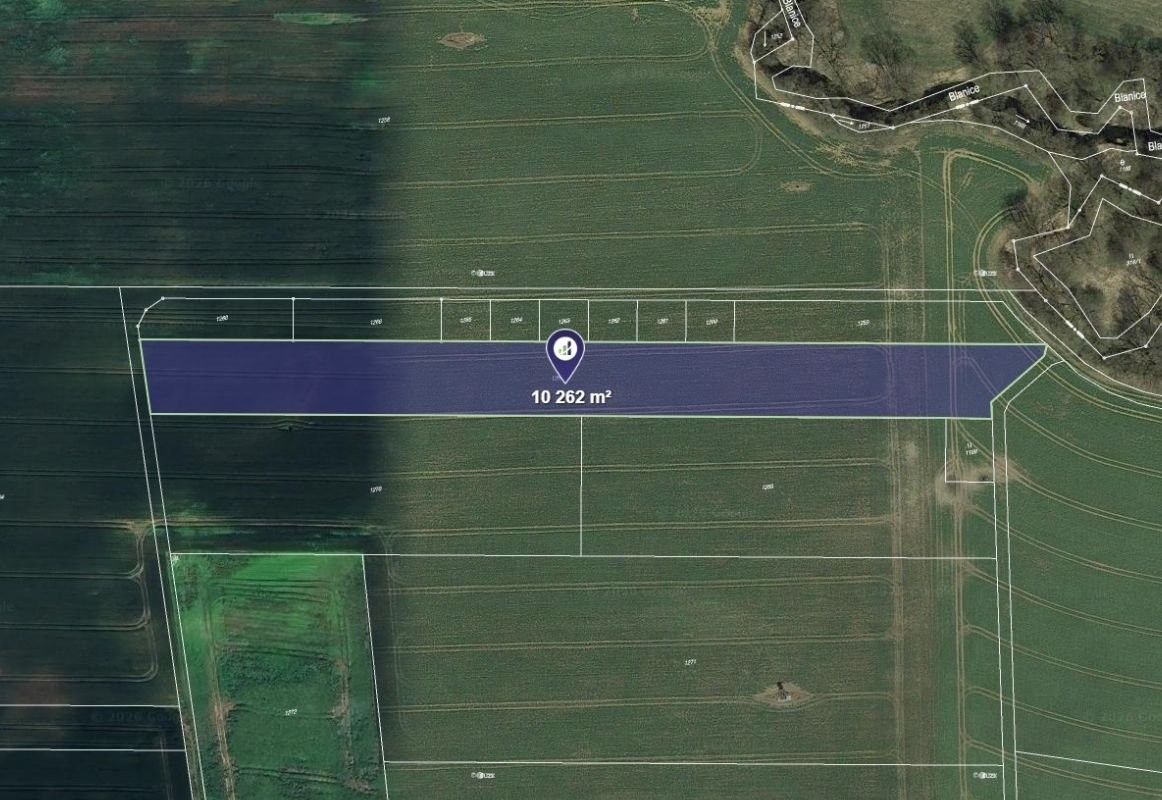 Zemědělský pozemek, 1 026 m²