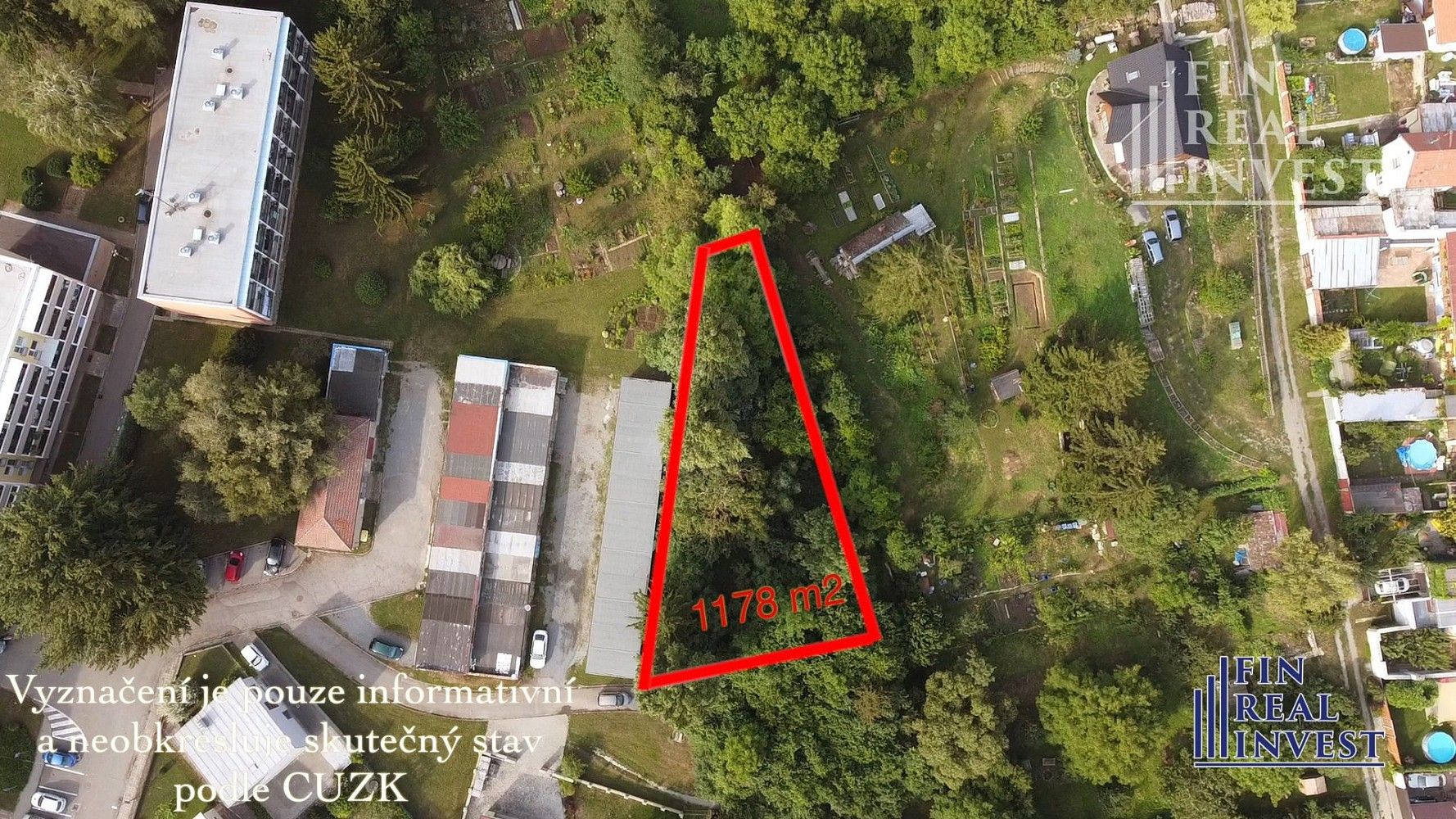 Pozemek, 1 178 m²