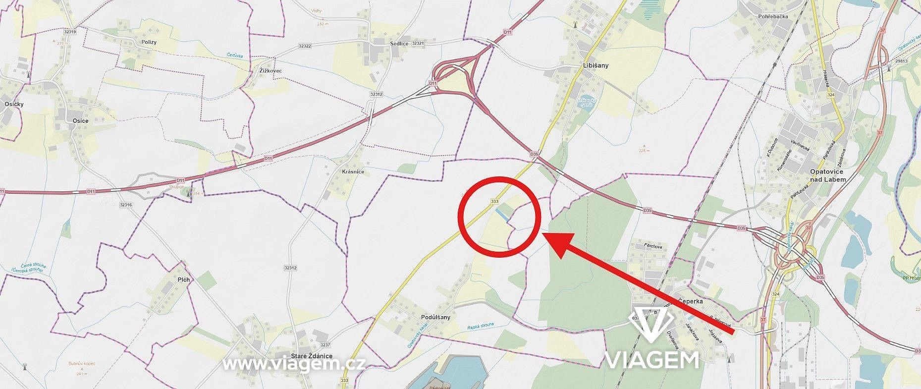 Zemědělské pozemky, Podůlšany, okres Pardubice - 2