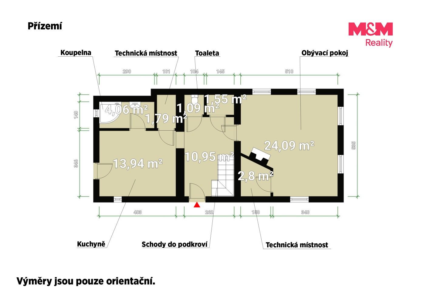 Rodinné domy, Úterý, 124 m² - 2
