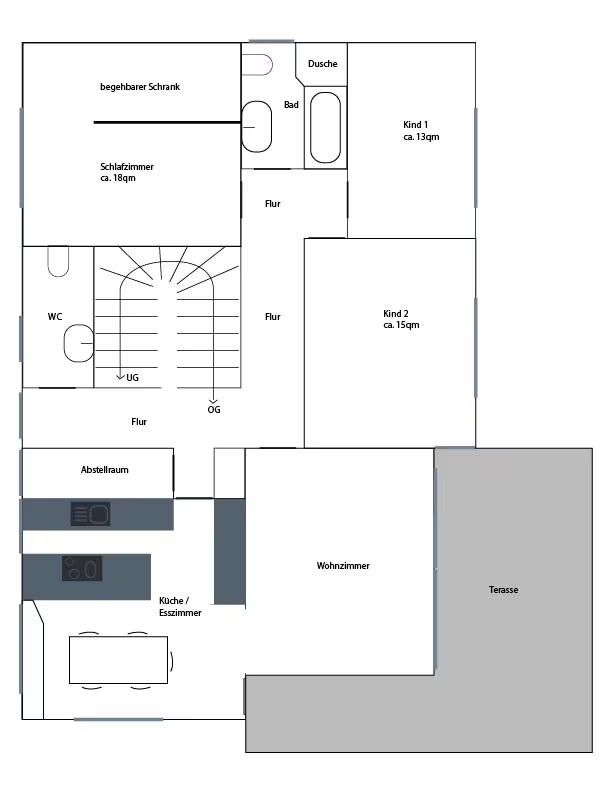 Rodinné domy, Würzburg Lindleinsmühle Bayern 97078, 204 m² - 2
