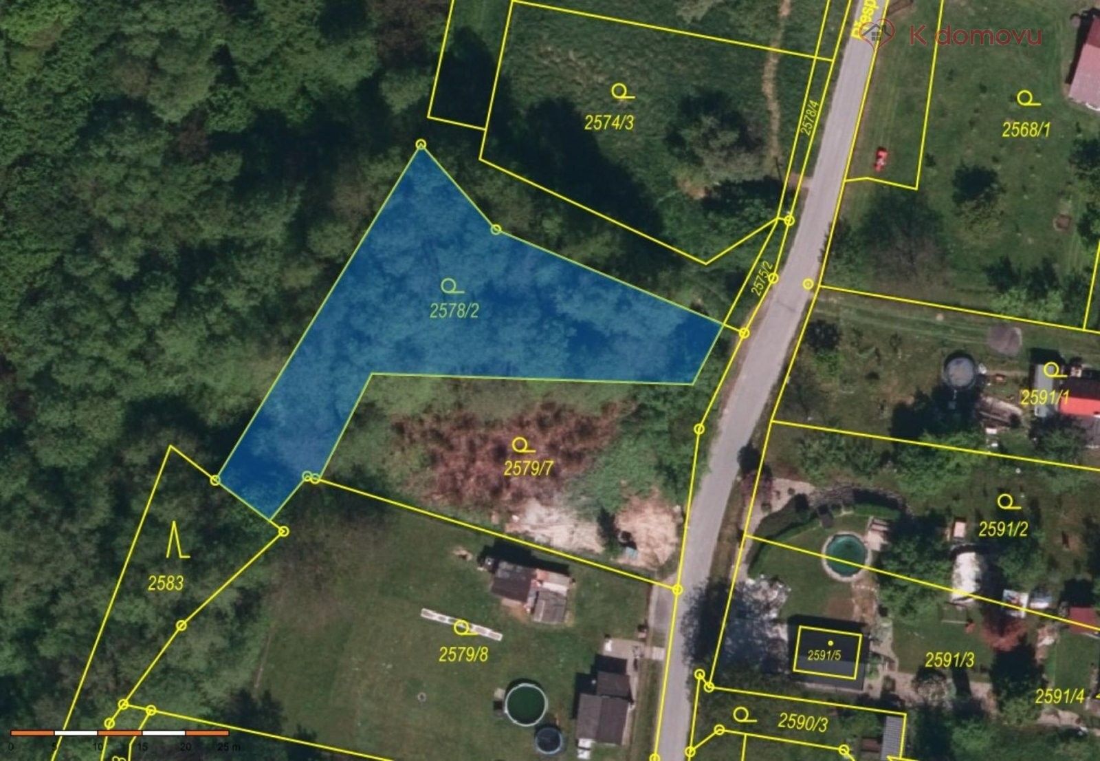 Pozemky pro bydlení, Přespolní, Orlová, 849 m² - 2