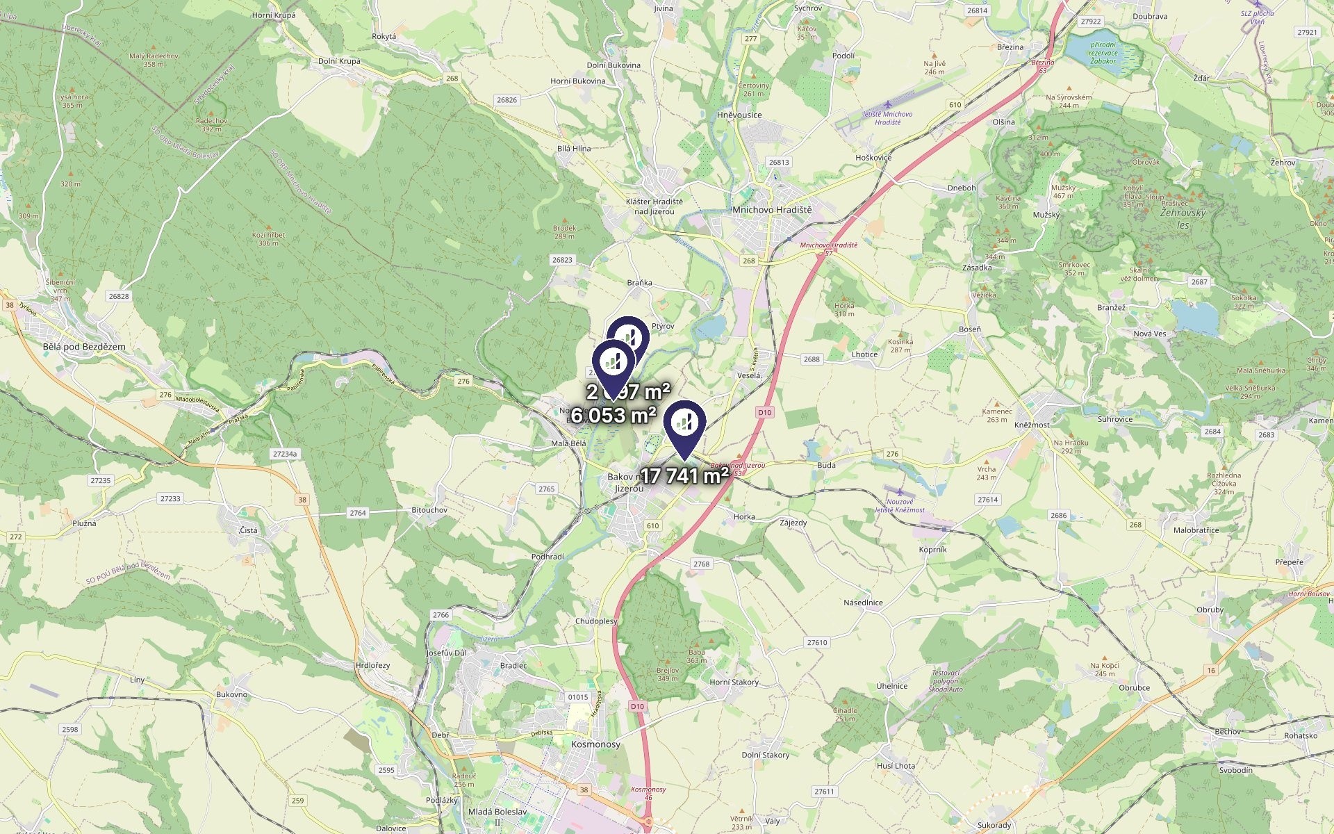 Zemědělský pozemek · 6 473 m² · Bakov nad Jizerou - 4