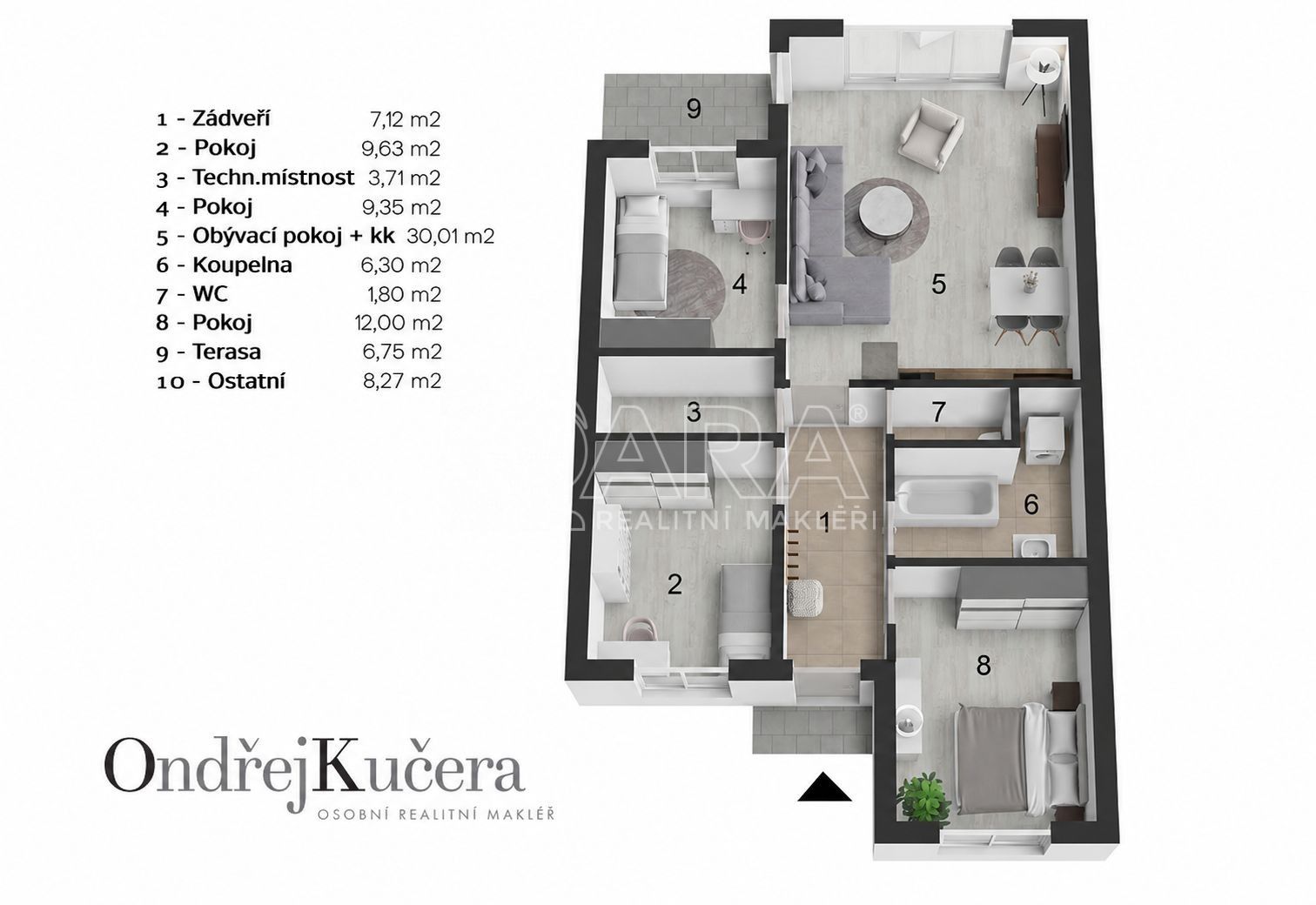 Rodinné domy, Buštěhrad, 95 m² - 2