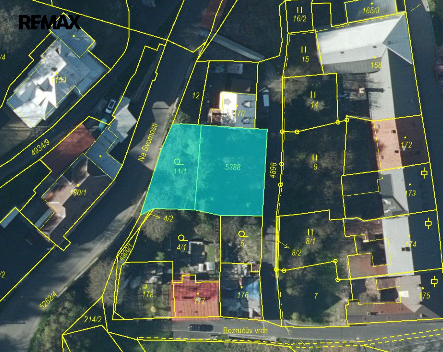 Pozemky pro bydlení, Jáchymov, 693 m² - 2