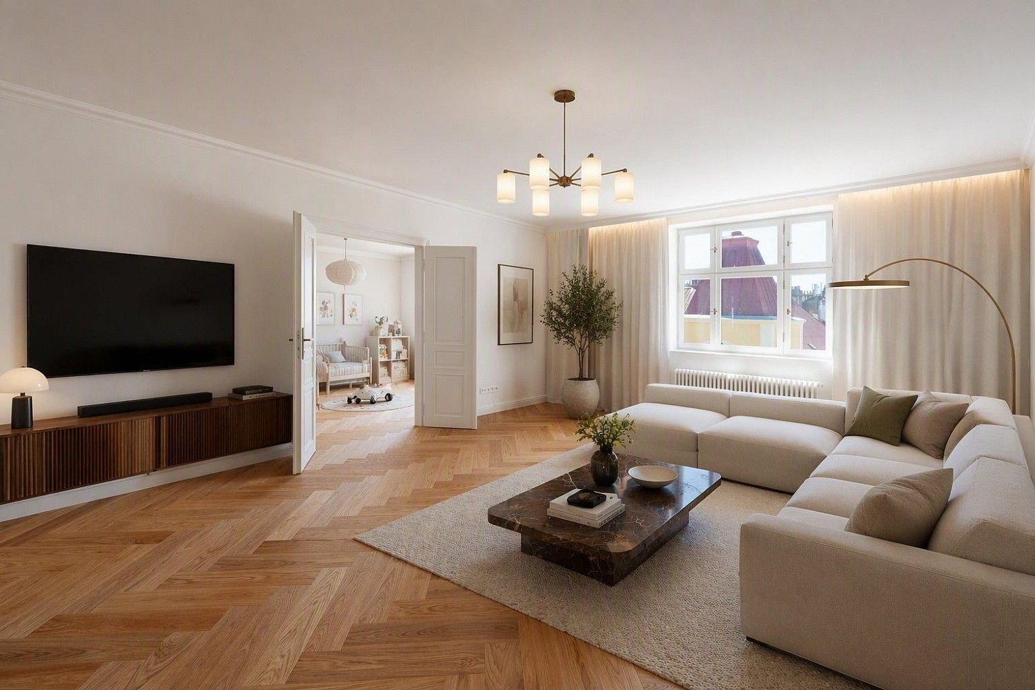 Byt 3+kk, 95 m²