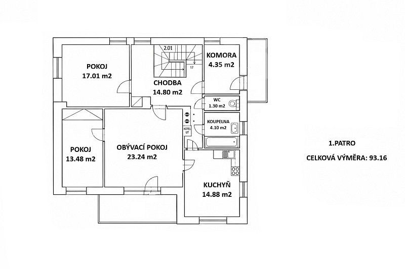 Prodej rodinný dům - Nová, Sezemice, okres Pardubice, 298 m² - 5