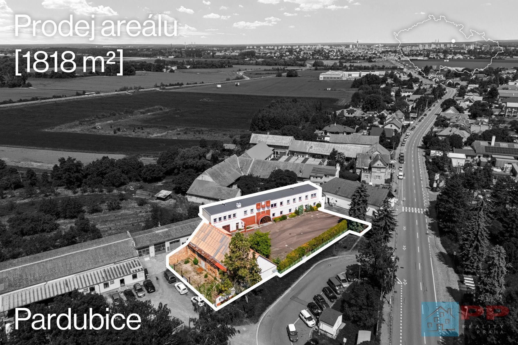 Obchodní prostory, Dražkovice, Pardubice, 941 m² - 1