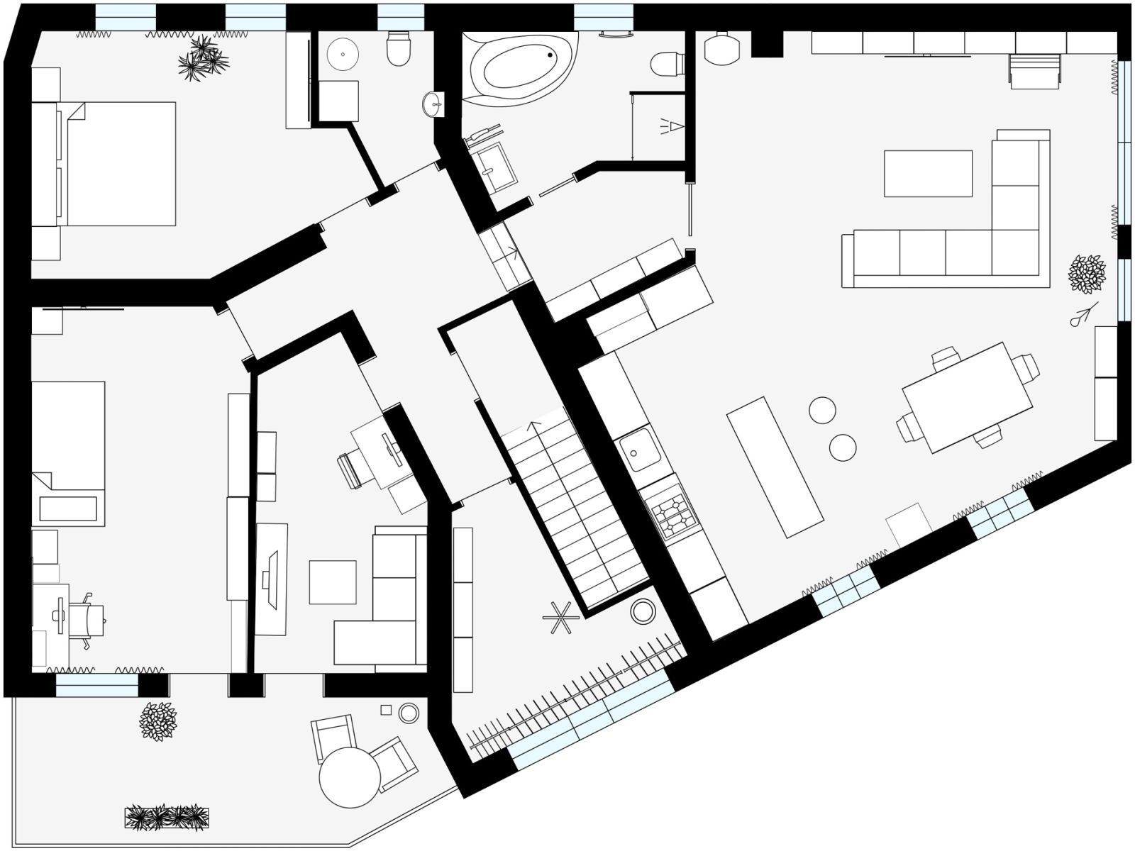 Prodej byt 4+kk - Podstránská, Brno - Slatina, Jihomoravský kraj, 183 m² - 5