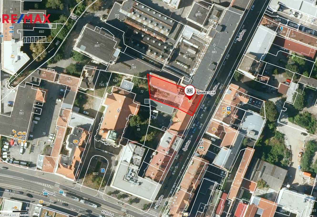 Pronájem byt 2+kk - Špitálka, Brno, 48 m²