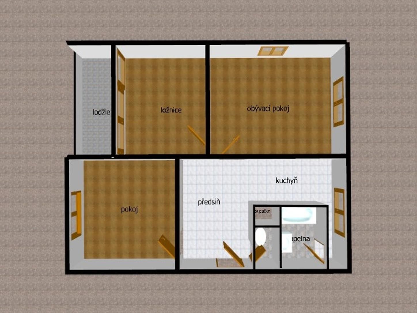 Prodej byt 3+1 - Mánesova, Sokolov, 70 m² - 2