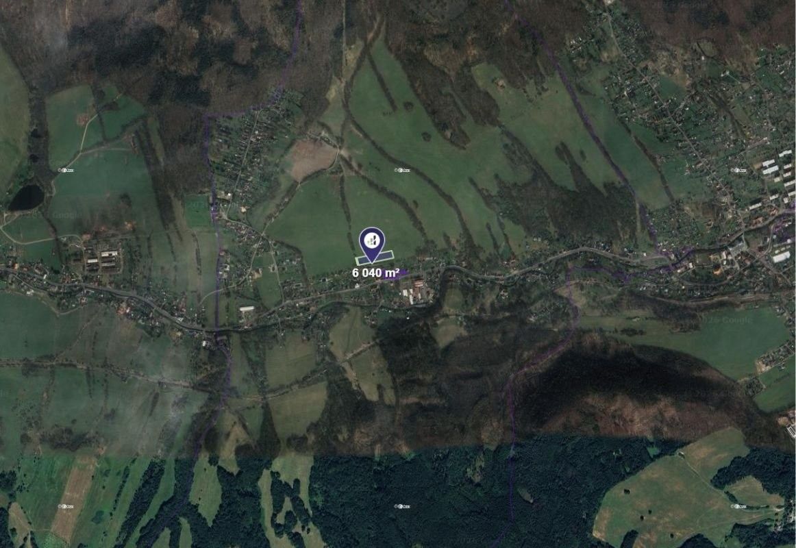Zemědělské pozemky, Jílové, 6 040 m² - 2