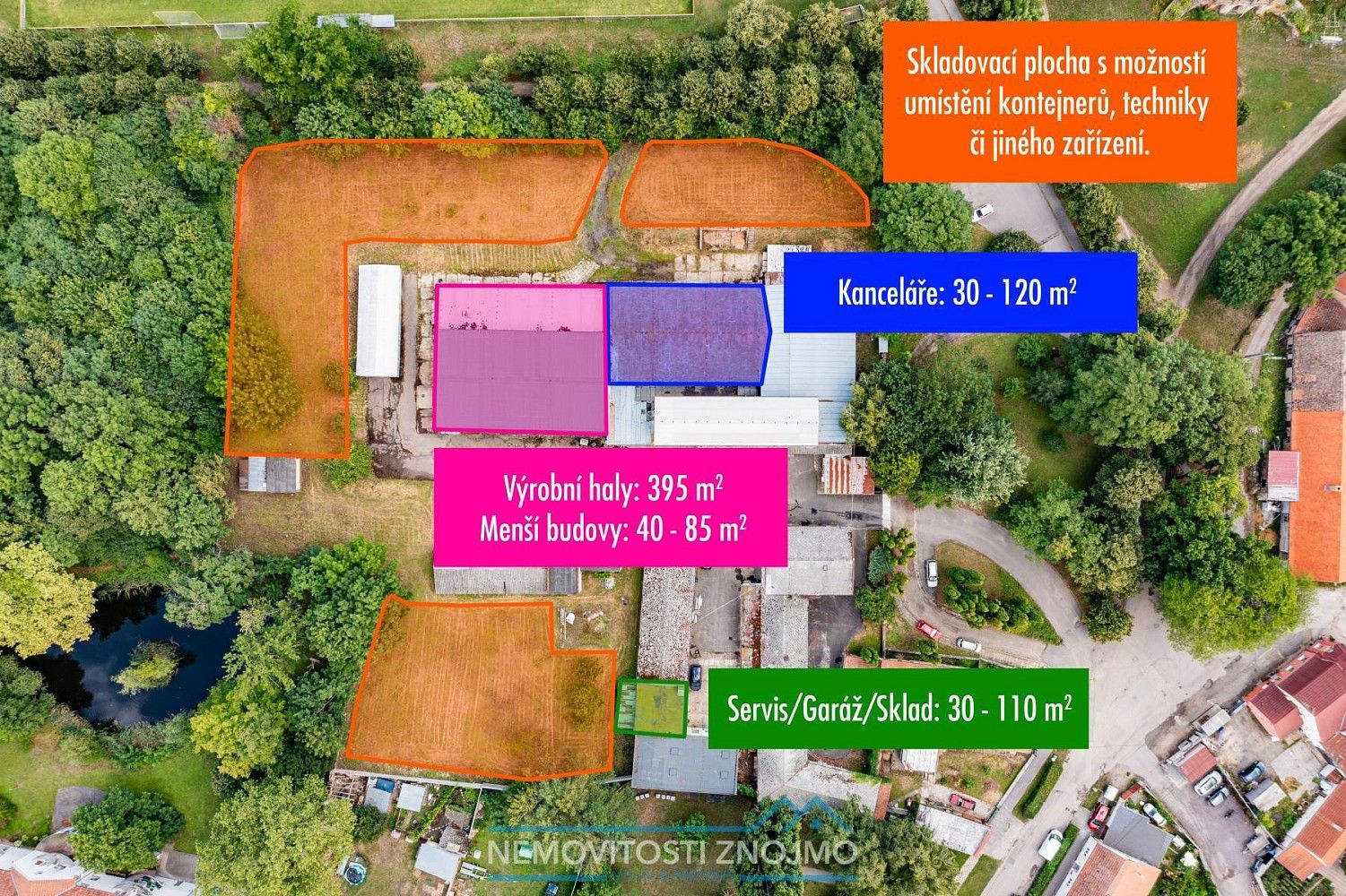 Výrobní prostory · 12 000 m² · Hrušovany nad Jevišovkou, okres Znojmo, Jihomoravský kraj - 3