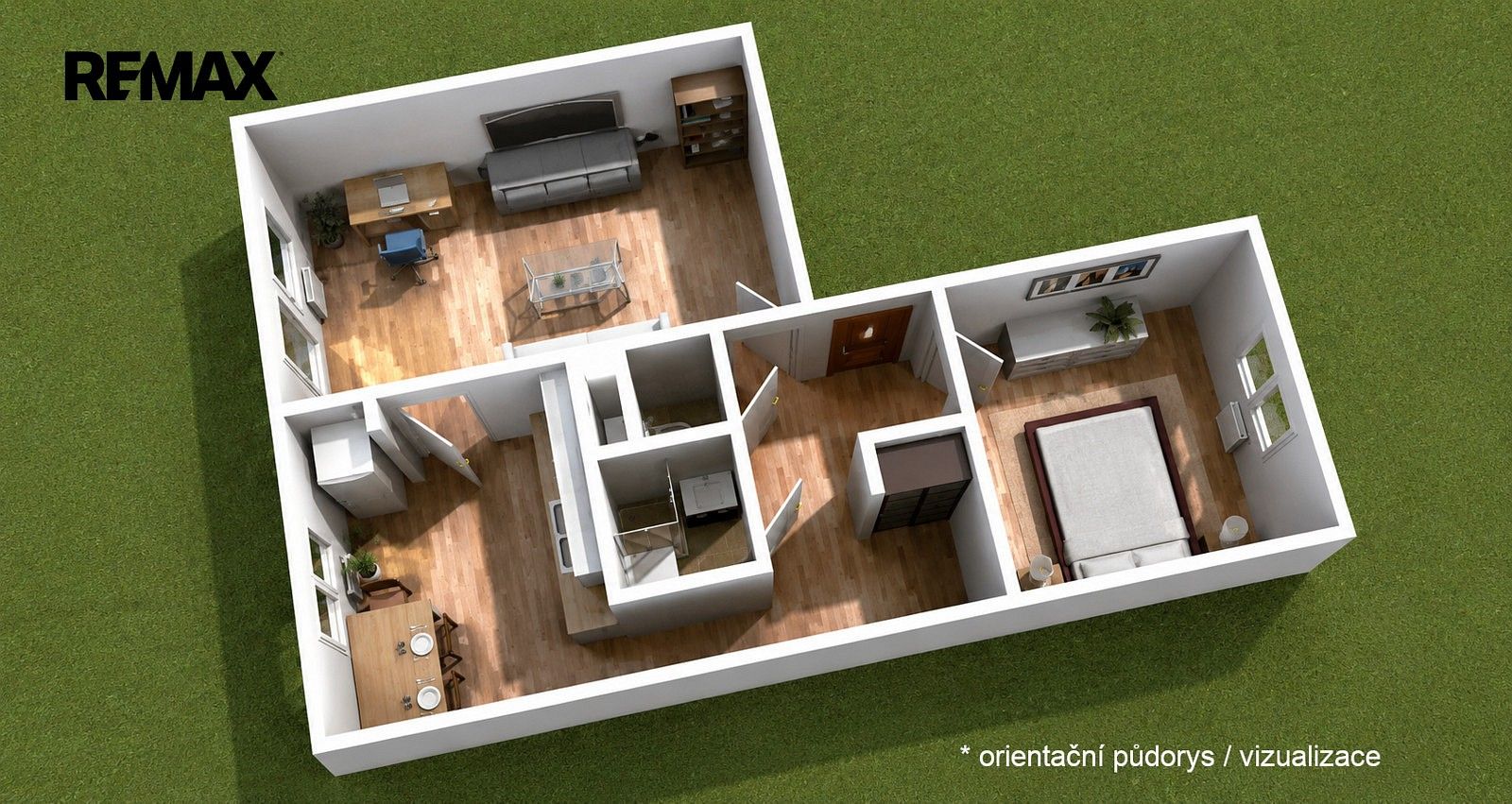 2+1, Domašov u Šternberka, okres Olomouc, Olomoucký kraj, 59 m² - 2