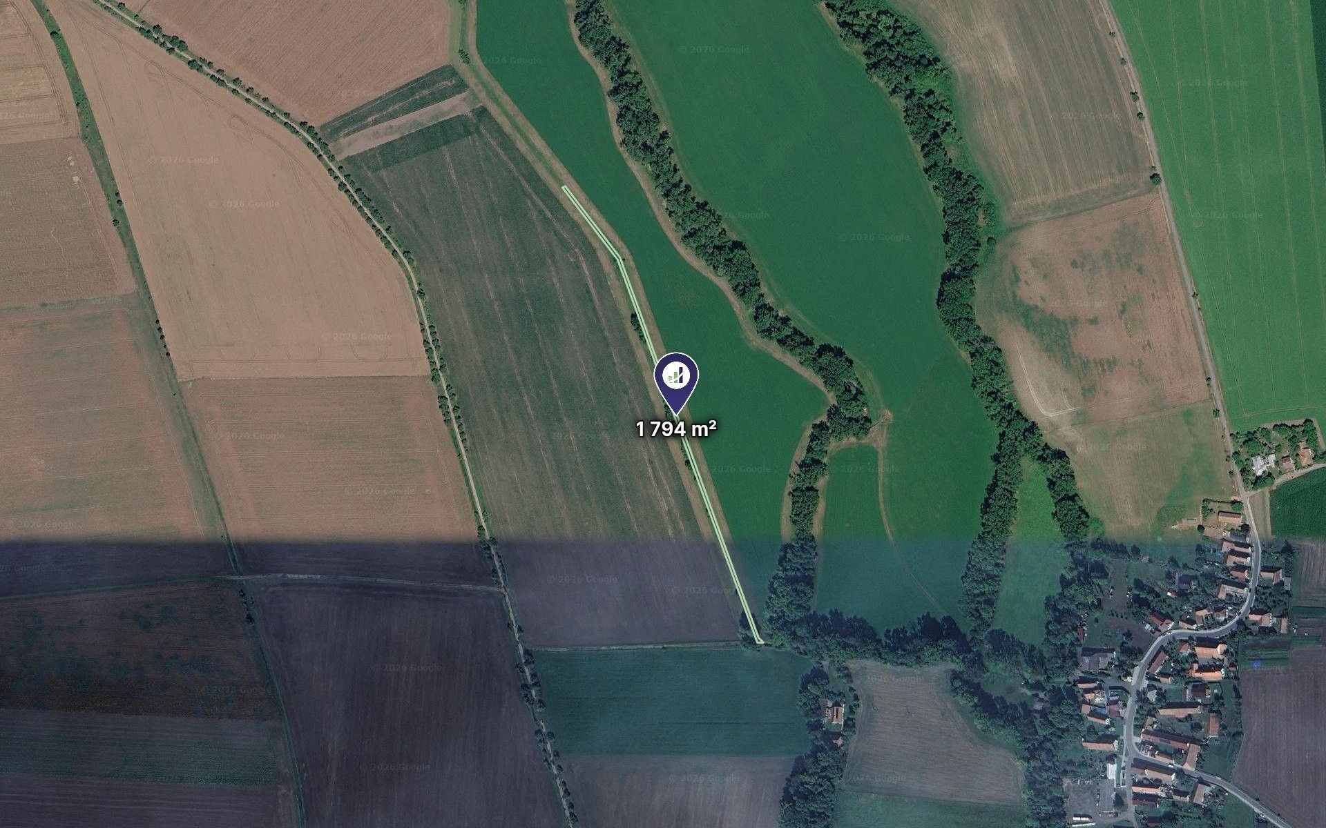 Zemědělské pozemky, Rosice, 299 m² - 1
