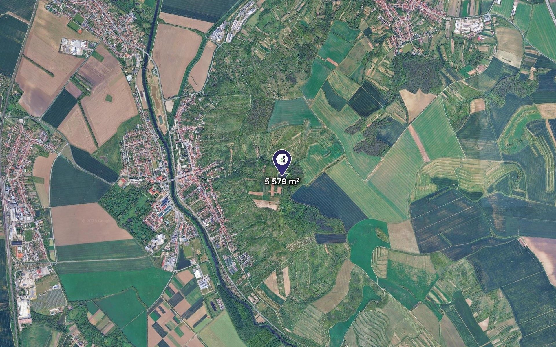 Prodej zahrada - Židlochovice, 5 579 m² - 2