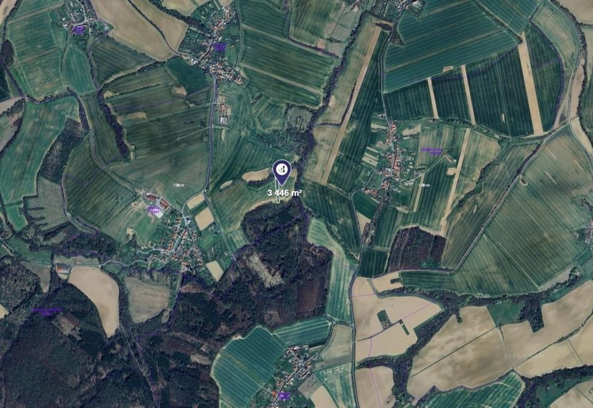 Zemědělské pozemky, Soběsuky, 3 446 m² - 2