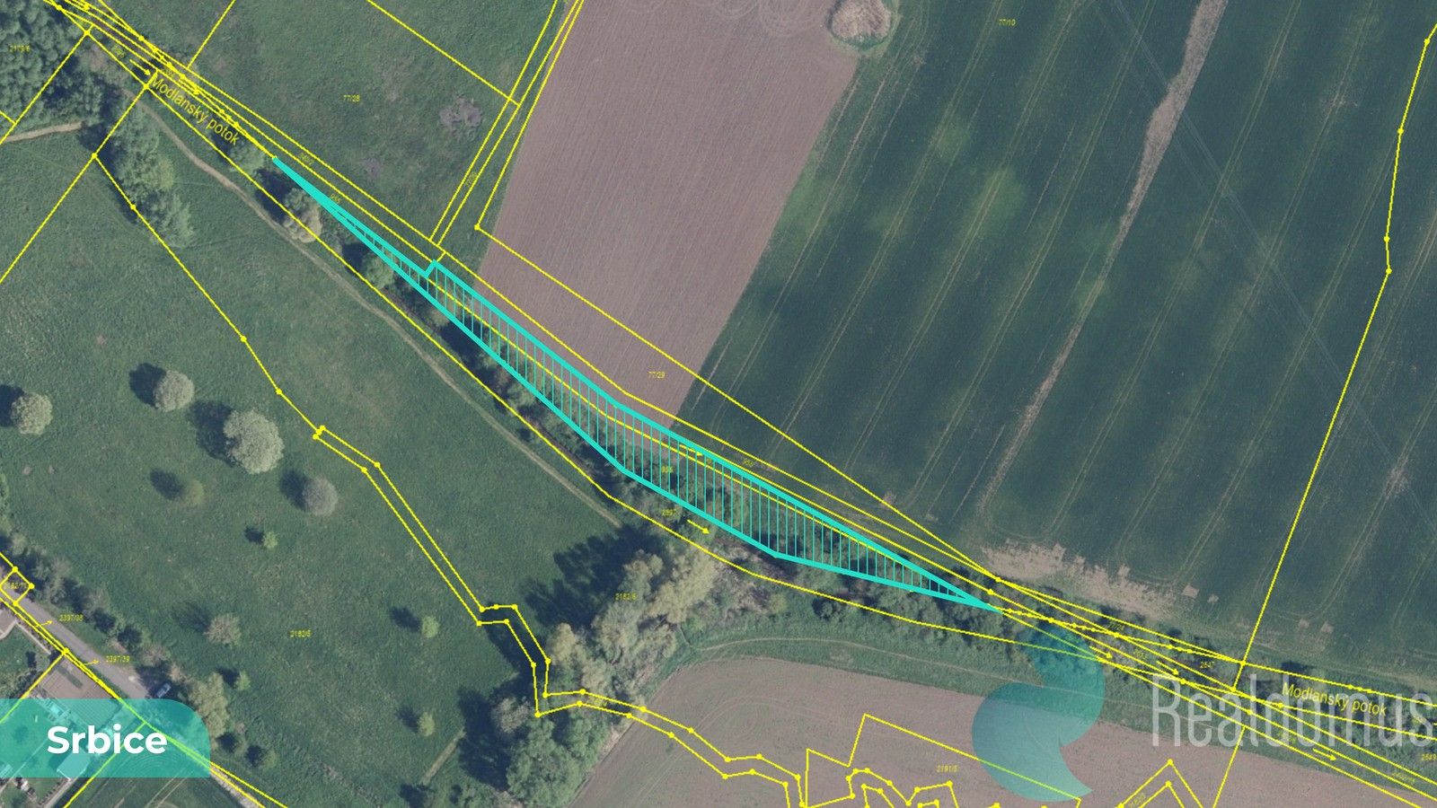 Louky, Teplice Trnovany, 2 554 m² - 2