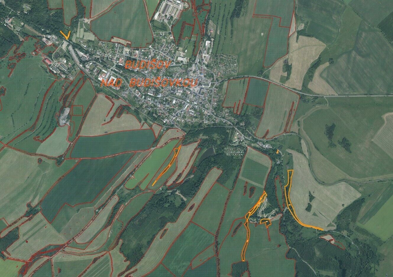 Ostatní, Budišov nad Budišovkou, 48 411 m²