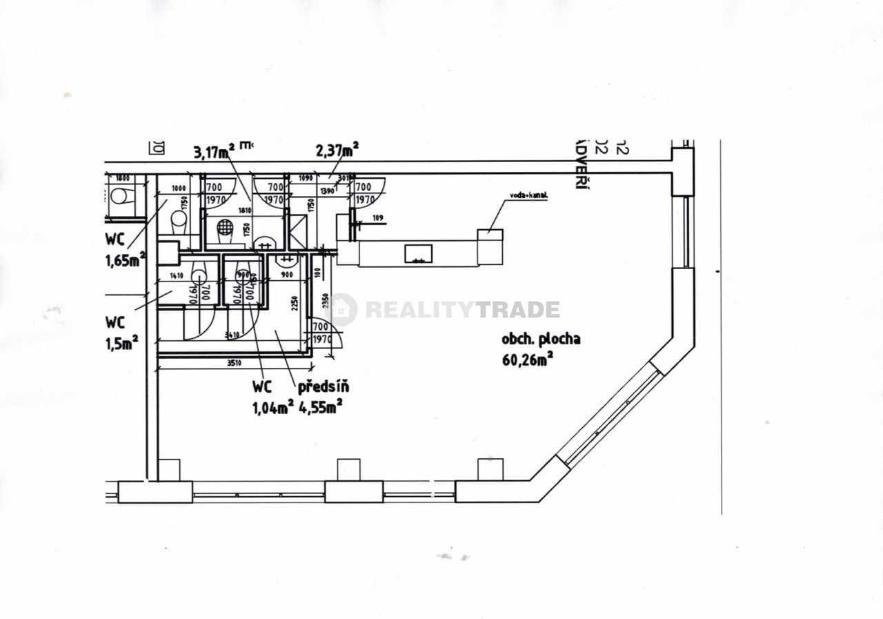 Obchodní prostory · 71 m² · Vodní 1400, Strakonice I - 3