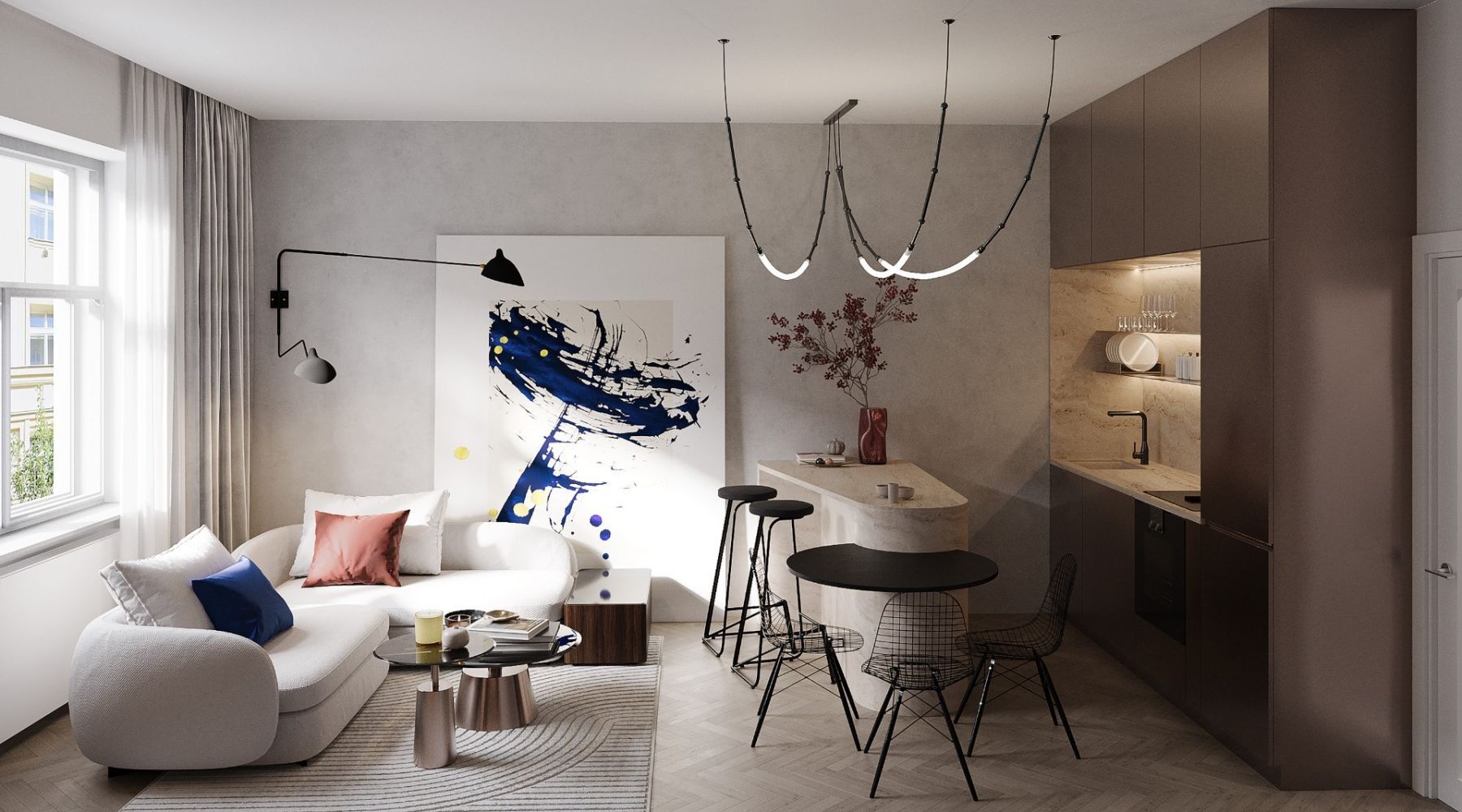 2+kk, Přemyslovská, Praha - Vinohrady, 59 m² - 1