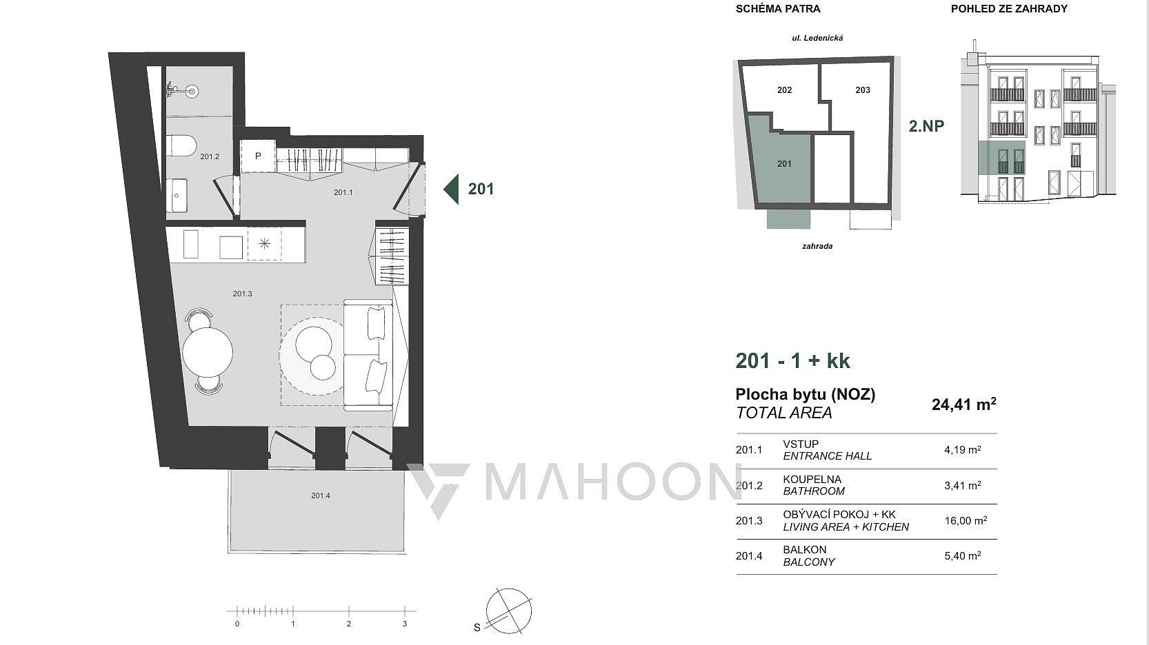 Prodej byt 1+kk - České Budějovice - České Budějovice 5, Jihočeský kraj, 24 m² - 5