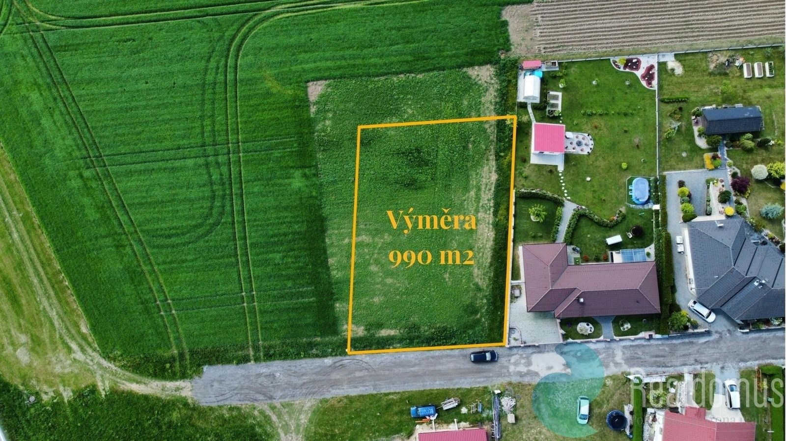 Pozemky pro bydlení, Kaplice, 990 m² - 1