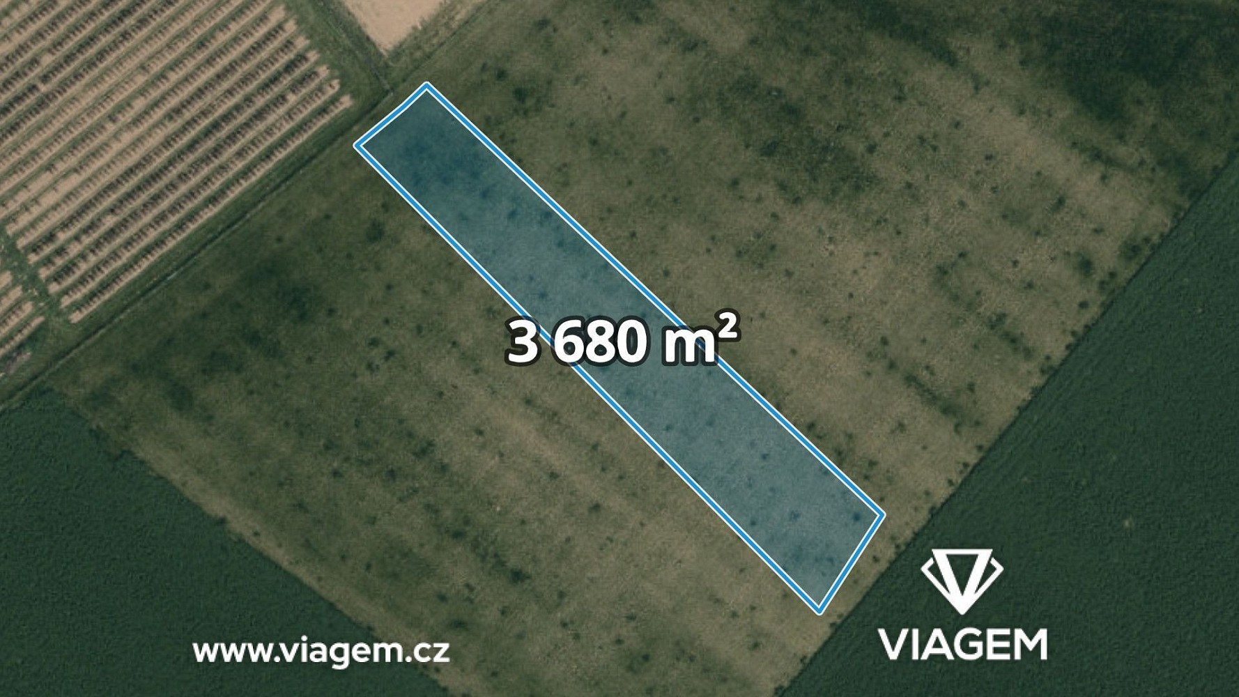 Zemědělský pozemek, 3 680 m²