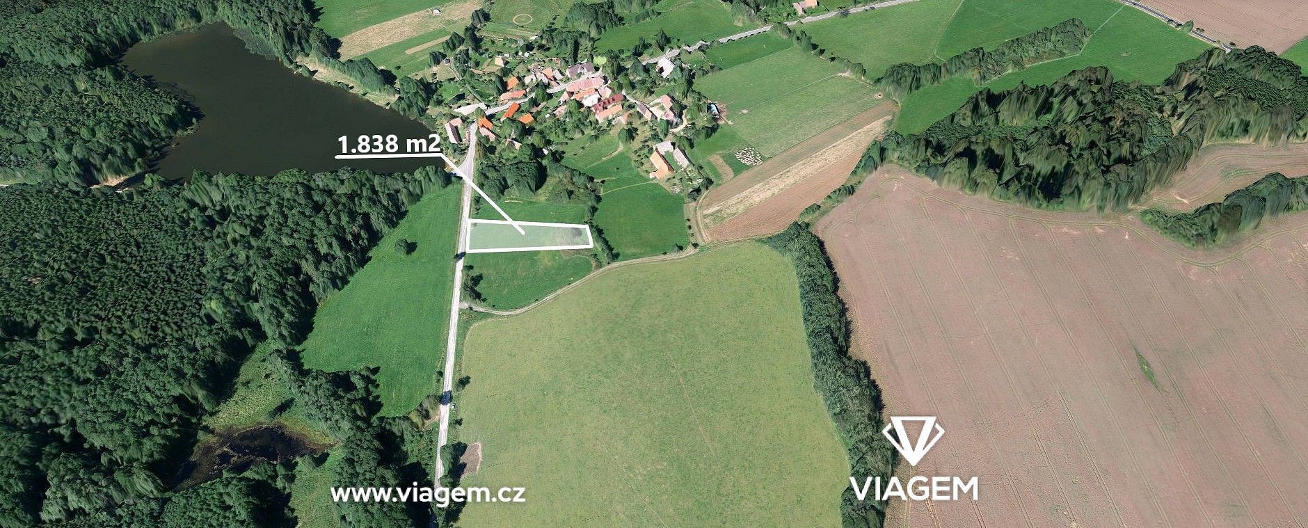 Pozemek pro bydlení, 1 838 m²