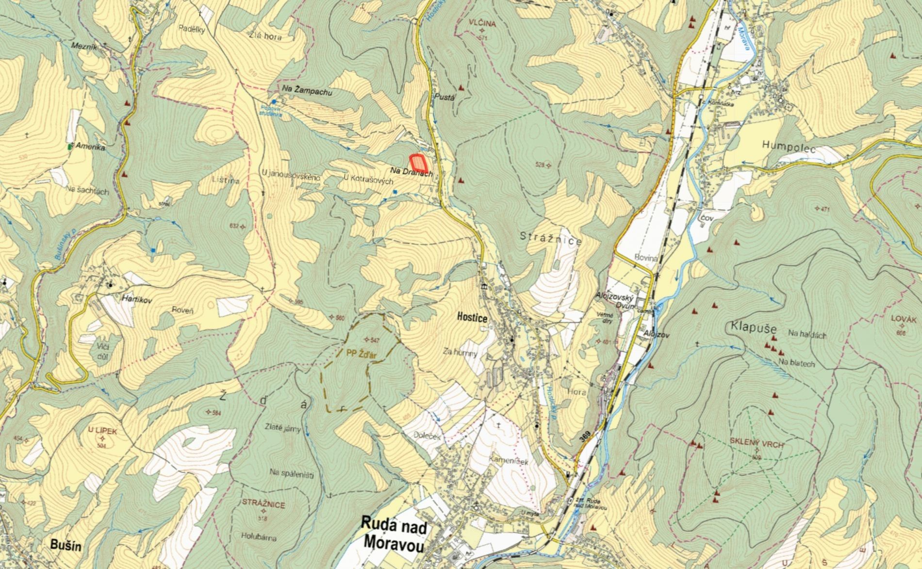 Louky, Ruda nad Moravou Hostice - 2