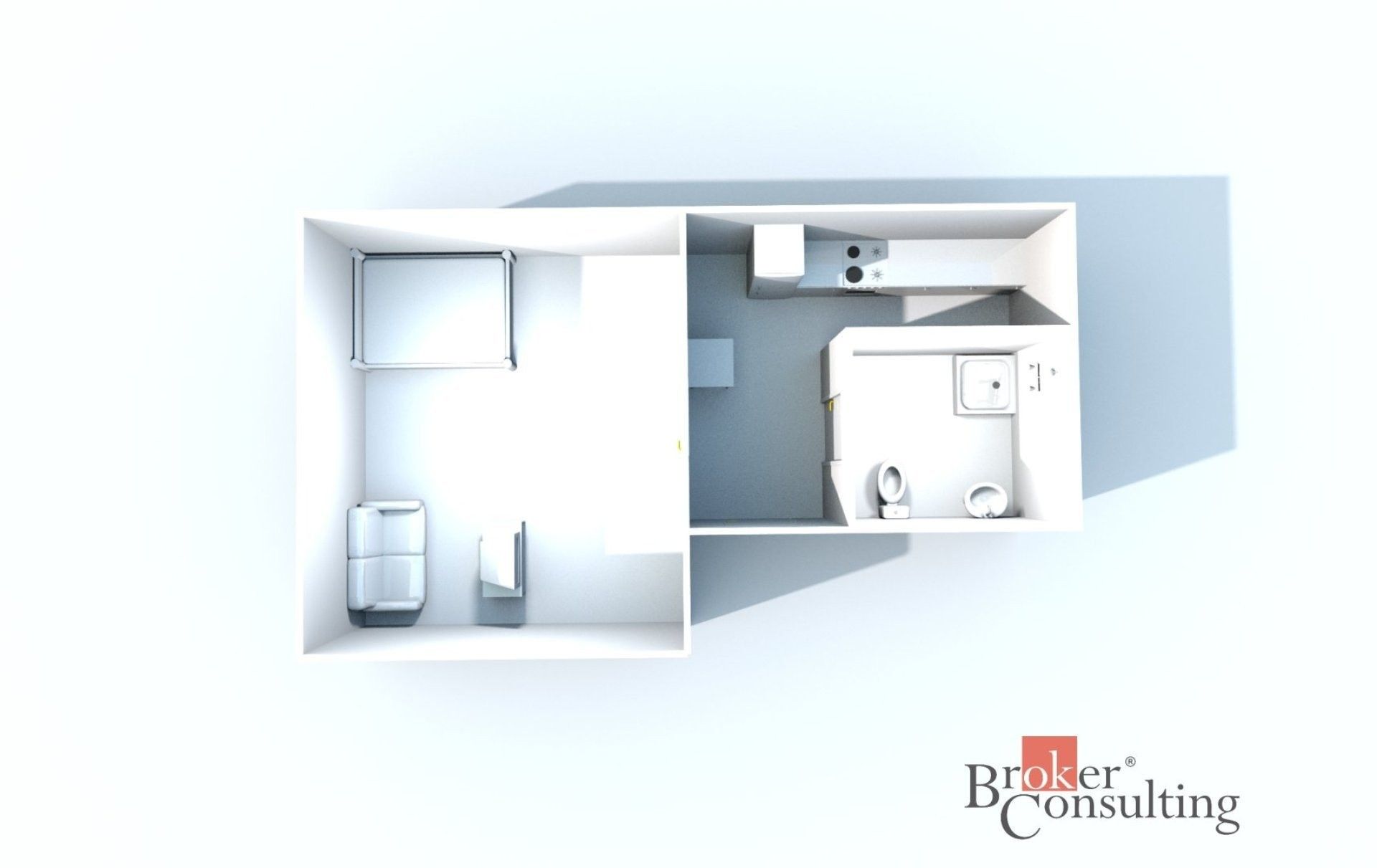 Byt 1+1 · 40 m² · Dobrovského, Opava - 3