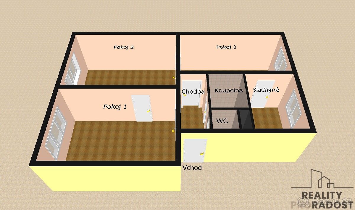 Pronájem byt - Přerov, 750 02