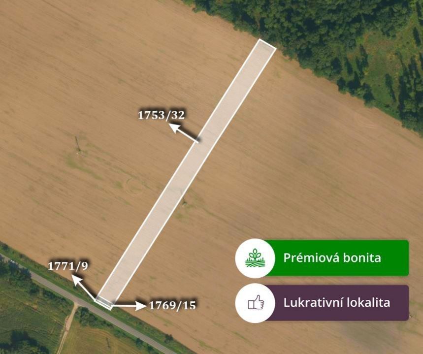 Zemědělské pozemky, Litovel, 18 954 m²