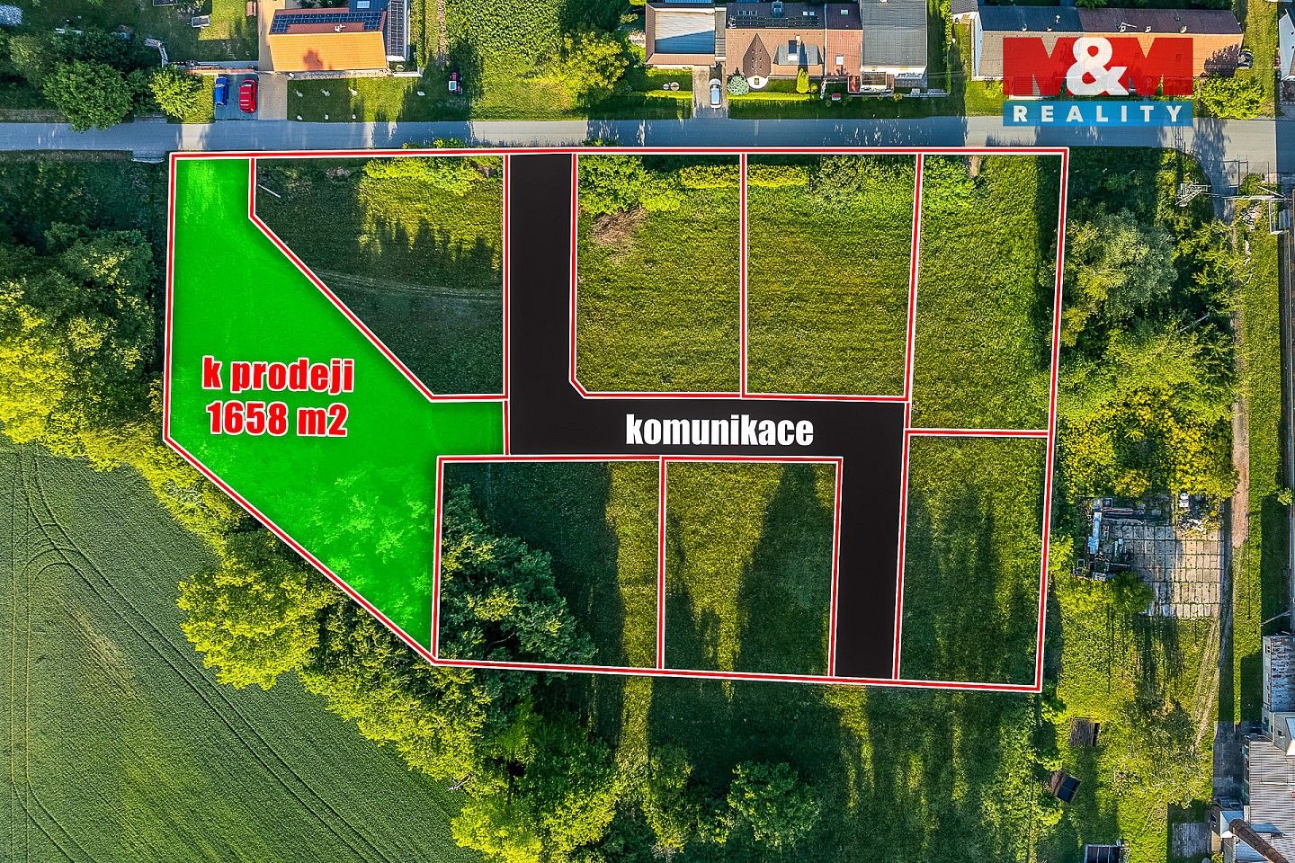Pozemek pro bydlení, 1 658 m²