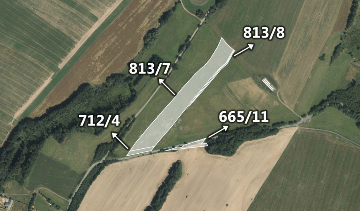 Zemědělské pozemky, Domašov u Šternberka, 8 017 m²