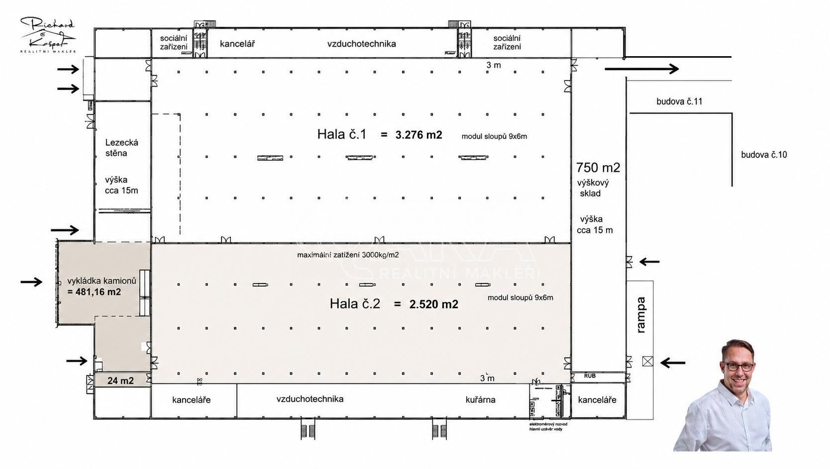 Pronájem výrobní prostory - U Vodárny  , Písek Budějovické Předměstí, 3 025 m² - 5