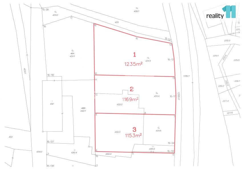 Prodej pozemek pro bydlení - Bělotín, 1 153 m²
