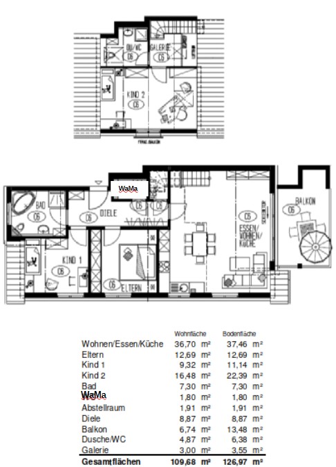 4+1, Hofgartenstraße 57, , Bádensko-Württembersko, 109 m² - 1