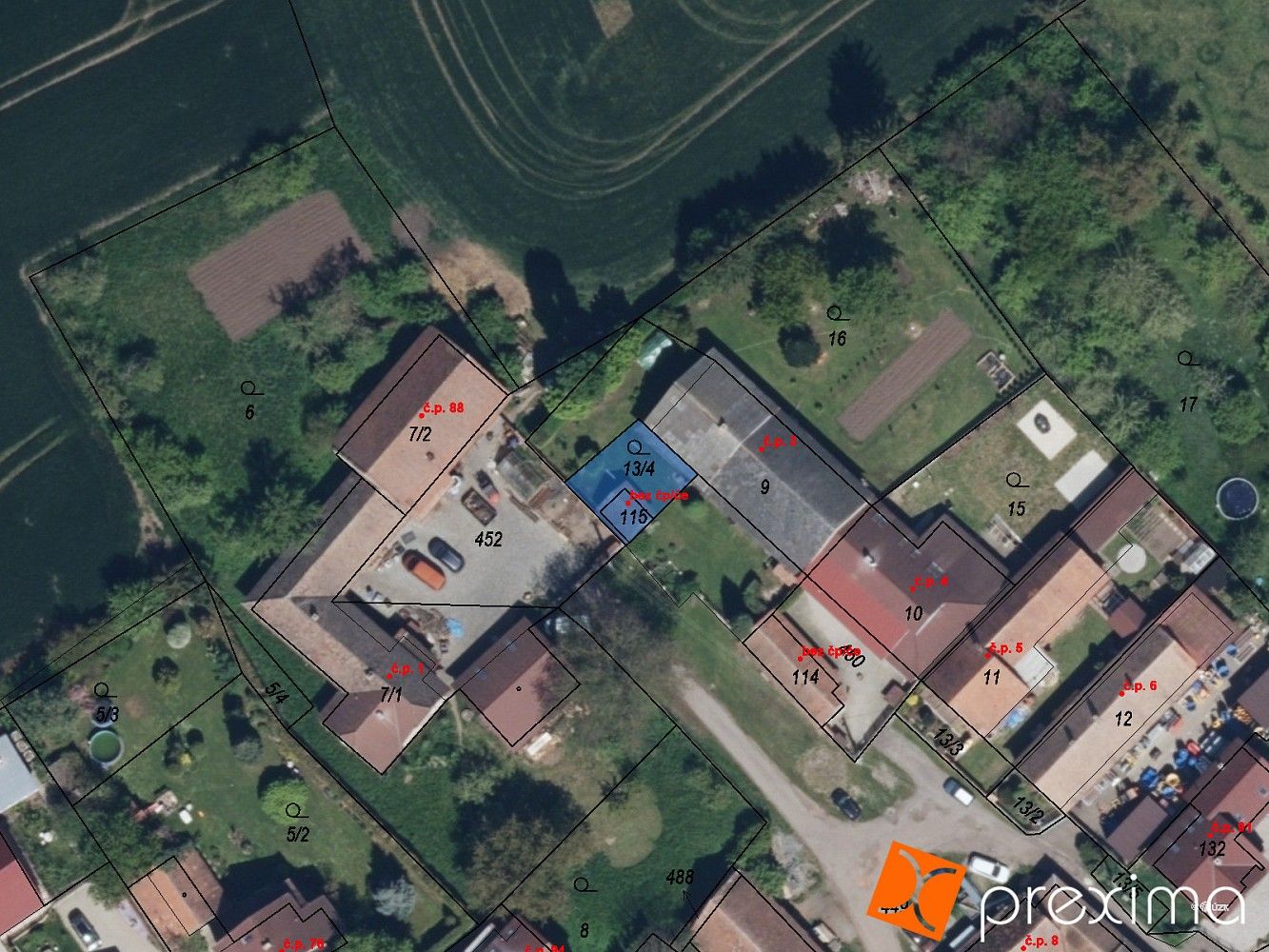Pozemky pro bydlení, Dolní Bezděkov, okres Chrudim, Pardubický kraj - 1