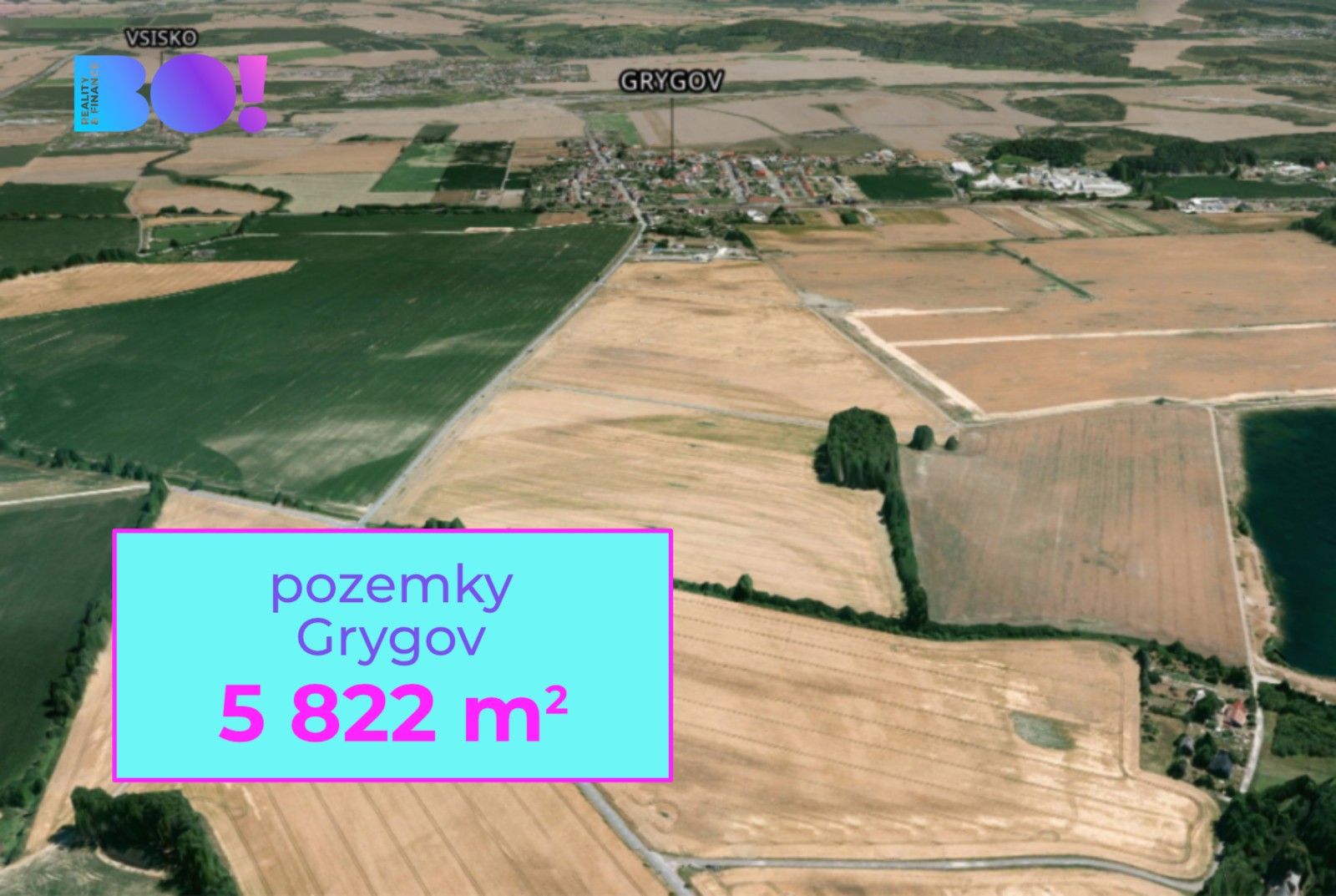 Zemědělské pozemky, Grygov, 5 882 m² - 1