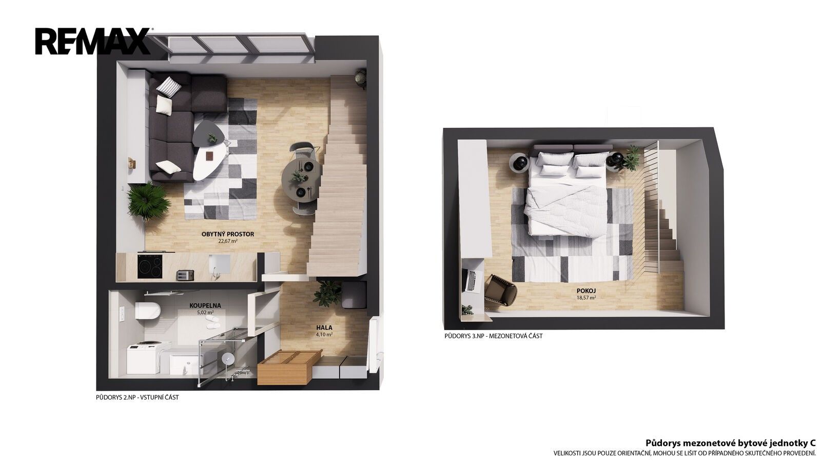 Byt 2+kk · 50 m² · Cvrčovice - 3