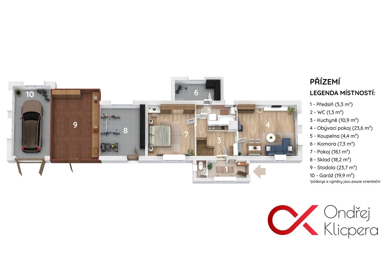Chalupy, Jičíněves - Labouň, okres Jičín, 120 m² - 2