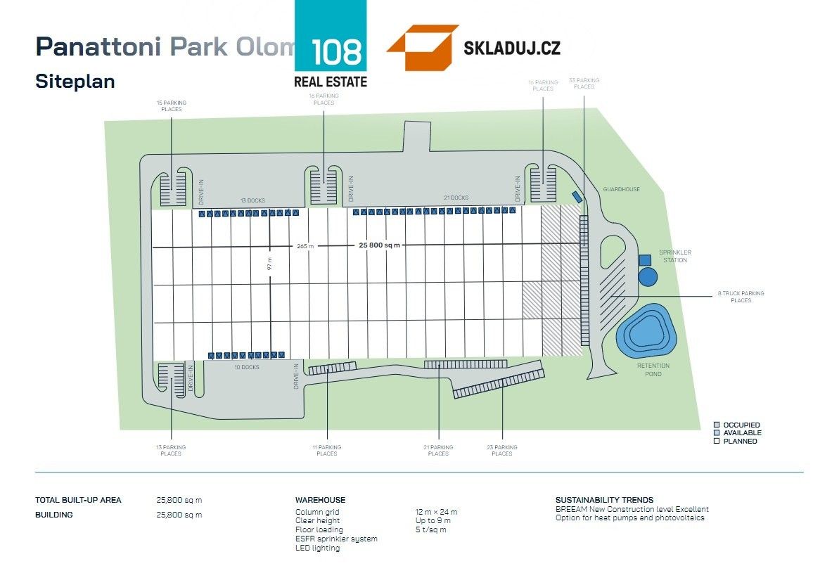 Sklad · 25 800 m² · Křelovská  , Olomouc Řepčín - 4