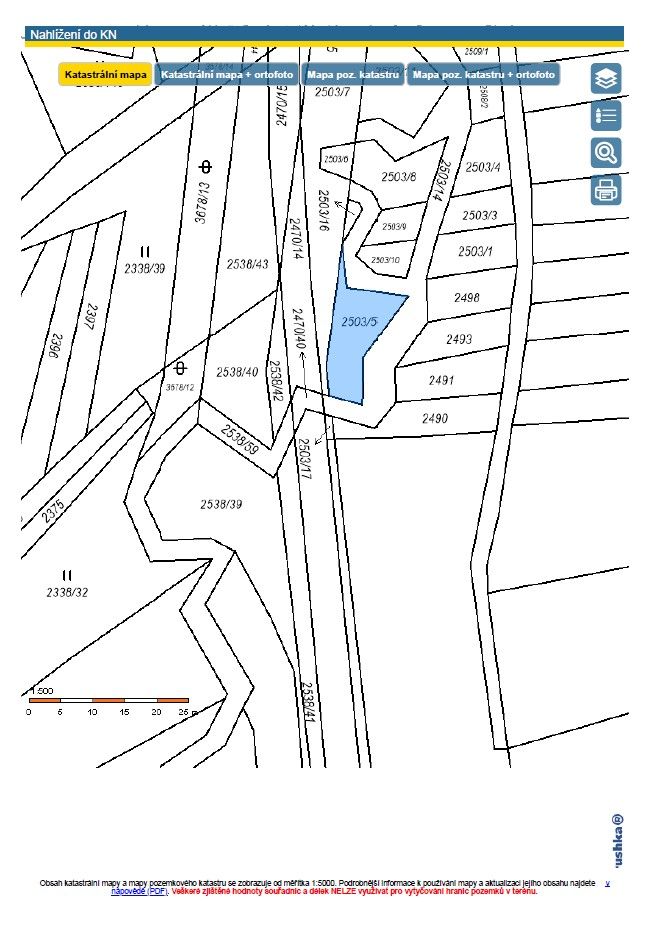 Prodej pozemek pro bydlení - Újezd u Valašských Klobouk, 763 25