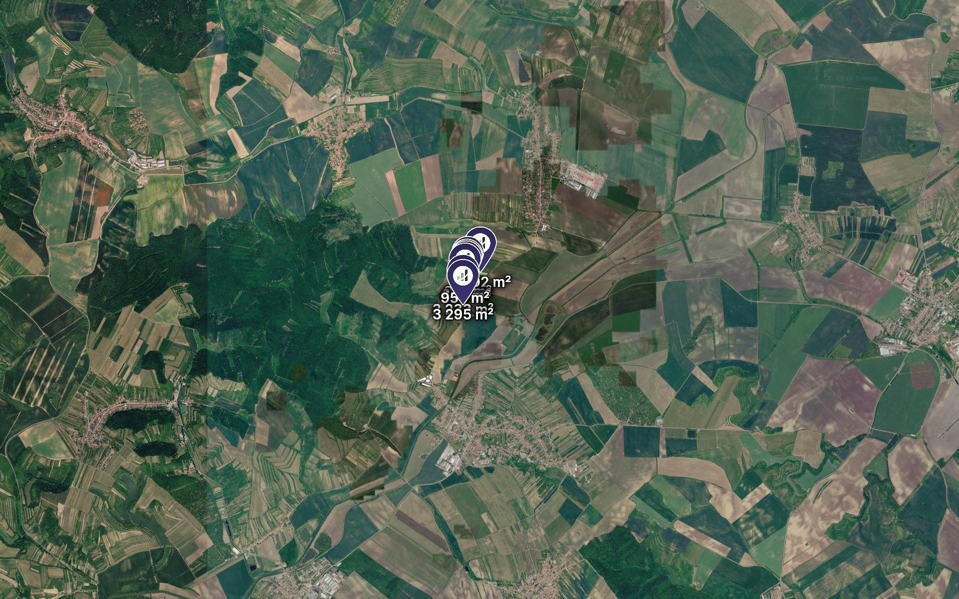 Zemědělské pozemky, Brumovice, 14 781 m² - 2