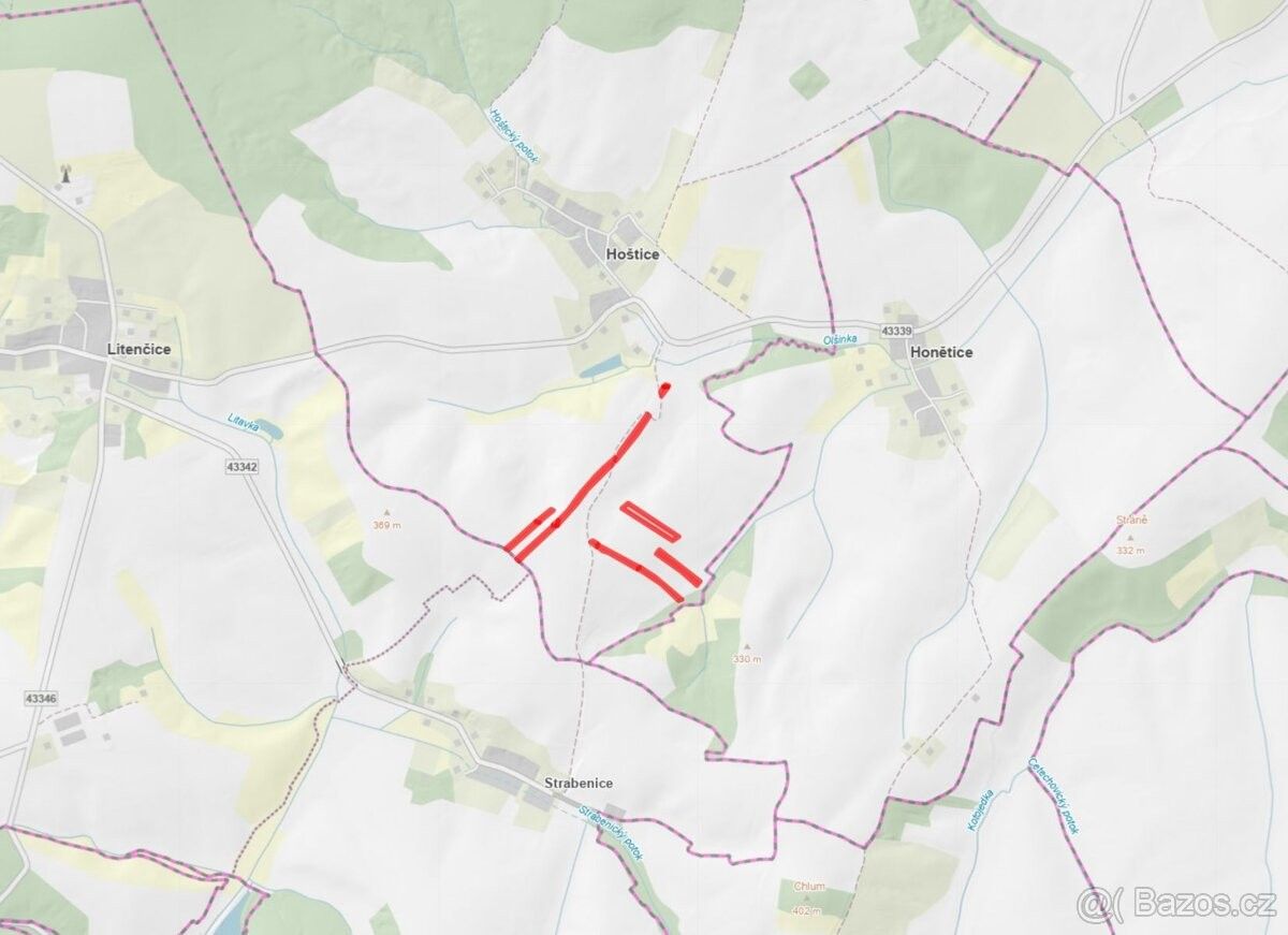 Prodej pozemek pro bydlení - Litenčice, 768 13